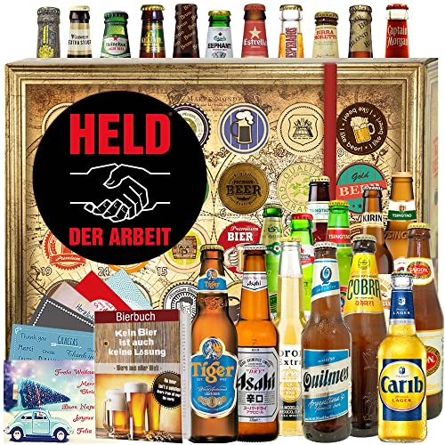 Held der Arbeit/Adventskalender Bier / 24x Biere der Welt 2024 2025 von ostprodukte-versand