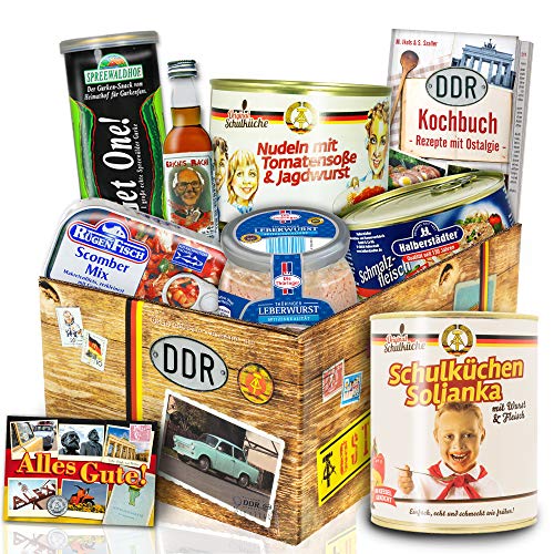 Herzhaft leckere DDR Geschenkbox - deftige DDR Waren - Ossi Geschenkset von ostprodukte-versand