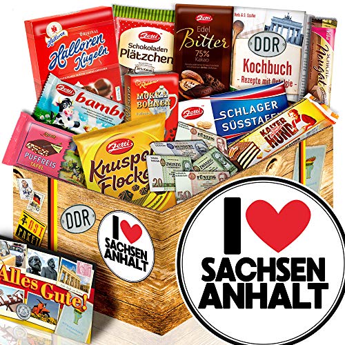 I Love Sachsen-Anhalt/Ossi Schokolade/Sachsen-Anhalt Geschenkbox von ostprodukte-versand