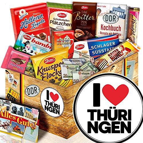 I Love Thüringen - Thüringen Geschenk - DDR Schoko-Geschenk von ostprodukte-versand