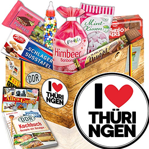 I Love Thüringen ++ Süßigkeiten Set DDR ++ Thüringen Geschenk von ostprodukte-versand