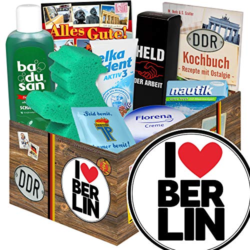 I love Berlin ++ DDR Geschenkbox Pflege ++ witzige Geschenke Berlin von ostprodukte-versand