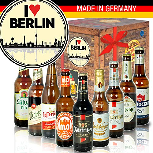 I love Berlin - Ost-Deutsche Biersorten - Geschenk Berlin von ostprodukte-versand