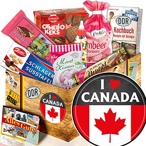 I love Canada - DDR Süßigkeiten Box - Kanada Geschenkbox von ostprodukte-versand