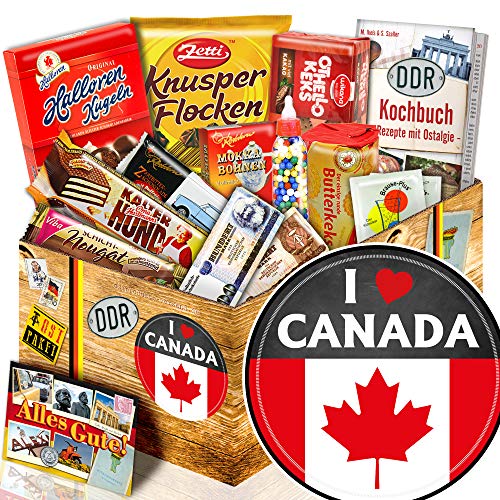 I love Canada/Nostalgiebox DDR Süßigkeiten/Kanada Geschenkbox von ostprodukte-versand