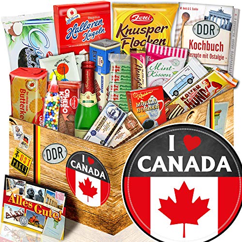 I love Canada/Ossi Paket Süß/Kanada Geschenkbox von ostprodukte-versand