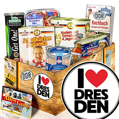 I love Dresden - DDR Geschenk - Dresden Geschenkidee - Ostalgie Box von ostprodukte-versand