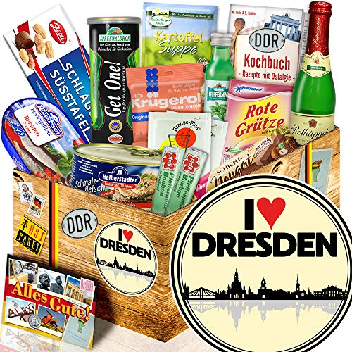 I love Dresden + Ostalgie Box + Dresden Geschenk für Mama von ostprodukte-versand