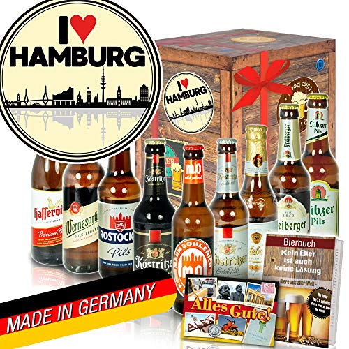 I love Hamburg - Geschenke aus Hamburg - Ostdeutsche Biersorten von ostprodukte-versand