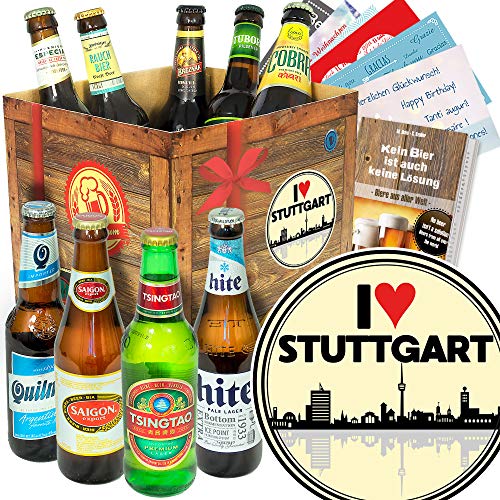 I love Stuttgart - Biere der Welt - Geburtstagsüberraschung Stuttgart von ostprodukte-versand