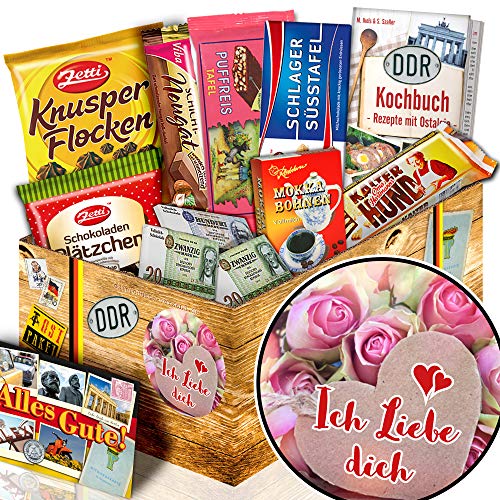 Ich liebe dich - Liebes Geschenk - Ossi Paket Schokolade von ostprodukte-versand