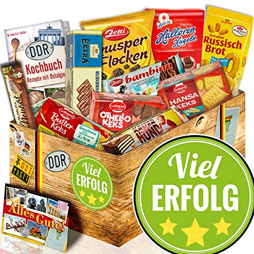 Keks Geschenkset/DDR Set/viel Erfolg Geschenkidee/Viel Erfolg von ostprodukte-versand