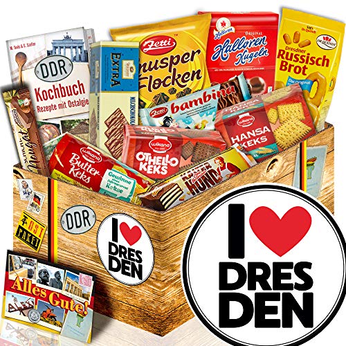 Keks Schachtel/DDR Geschenk/I love Dresden/Dresden Geschenkidee von ostprodukte-versand