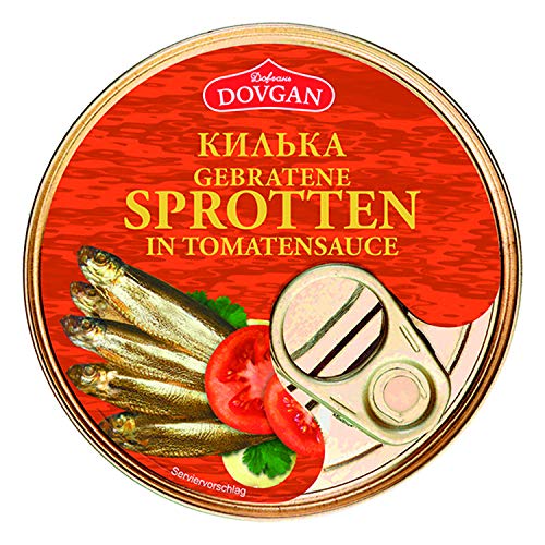 DOVGAN Kilka Sprotten - in Tomatensauce von ostprodukte-versand