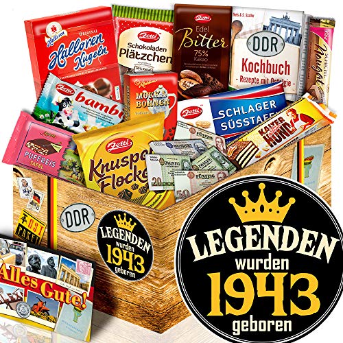 Legenden 1943 / DDR Schokolade Box/Geschenkkorb für Männer von ostprodukte-versand