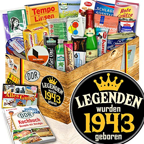 Legenden 1943 / Geschenkkorb für Männer/Spezialitäten Geschenkset DDR von ostprodukte-versand