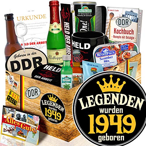 Legenden 1949 - Jahrgang 1949 - Idee Geschenk Mann DDR von ostprodukte-versand