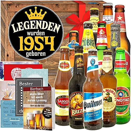 Legenden 1954 / Geschenk 70.für die Partnerin / 12 Biere aus D und aller Welt von ostprodukte-versand