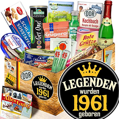 Legenden 1961 - Geschenk 1961 - DDR Korb Spezialitäten von ostprodukte-versand