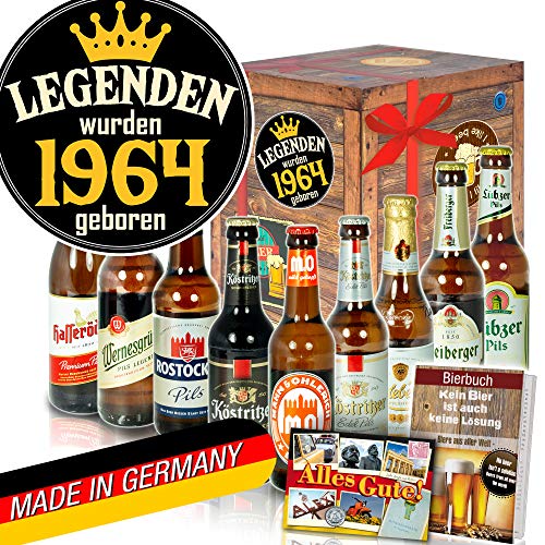 Legenden 1964 ++ Geschenk 60. für Mann lustig ++ DDR Bierbox von ostprodukte-versand