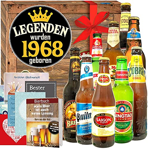 Legenden 1968 ++ Geschenk für Herren ++ Bier Geschenk - Biere aus der Welt von ostprodukte-versand