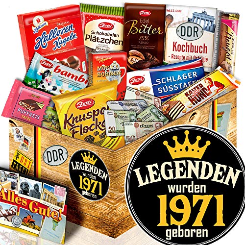 Legenden 1971 ++ Geschenke Ideen für Sie ++ Schokolade DDR Süßigkeiten-Box L von ostprodukte-versand