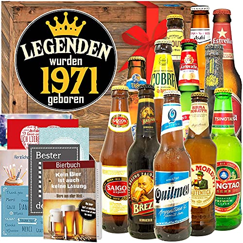 Legenden 1971 - Geschenkidee 1971 - Biere aus aller Welt 12x von ostprodukte-versand