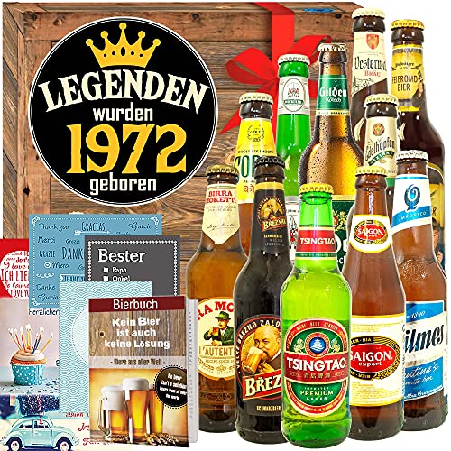 Legenden 1972 ++ 12x Biere Welt und DE ++ Geschenkset 1972 von ostprodukte-versand