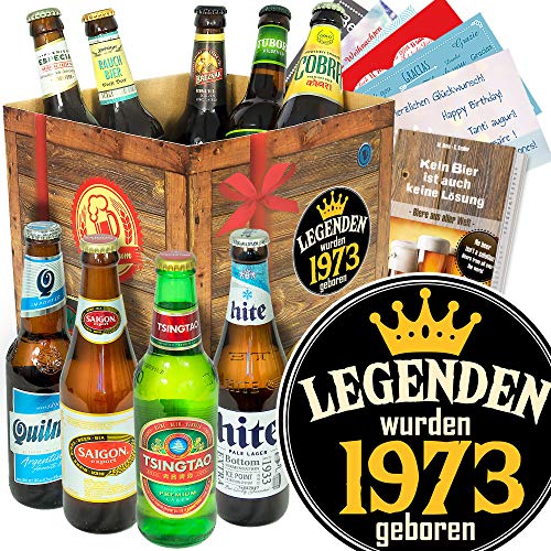 Legenden 1973 - Bierbox - Biere der Welt - Geschenkbox 1973 von ostprodukte-versand