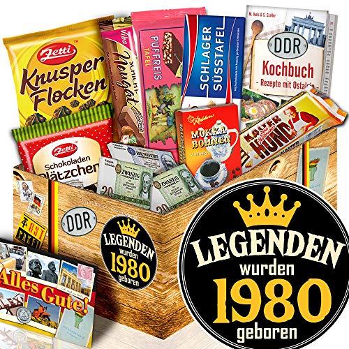 Legenden 1980 + 1980 besonderer Jahrgang + Ossi Paket Schokolade von ostprodukte-versand