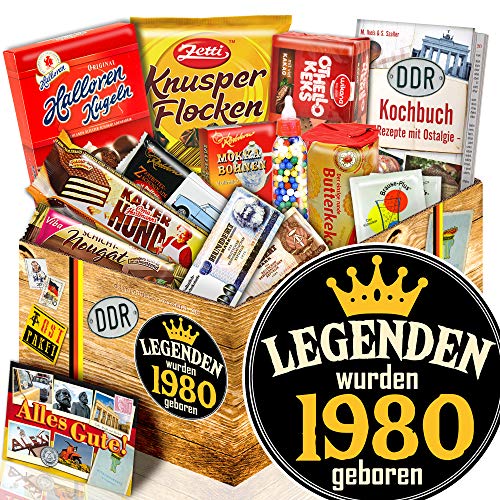 Legenden 1980 - Süße DDR Box - Geschenk für Mann lustig von ostprodukte-versand