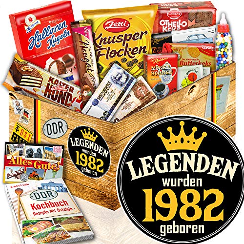 Legenden 1982 + Ostpaket mit Süßigkeiten + Originalseit 1982 von ostprodukte-versand