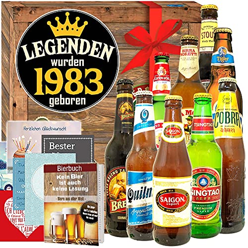 Legenden 1983 ++ Bier Geschenk - Biere aus der Welt ++ Geschenke 1983 von ostprodukte-versand