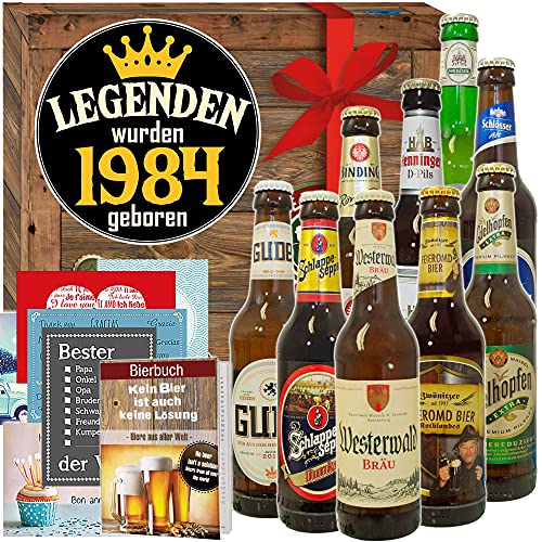 Legenden 1984 ++ Biere aus Deutschland ++ Geschenke 40. Geburtstag Mann von ostprodukte-versand