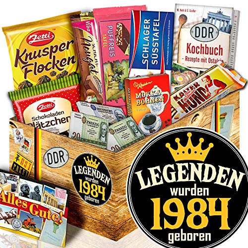 Legenden 1984 - Präsentkorb 40. Geburtstag - Schokolade DDR Süßigkeiten Box von ostprodukte-versand