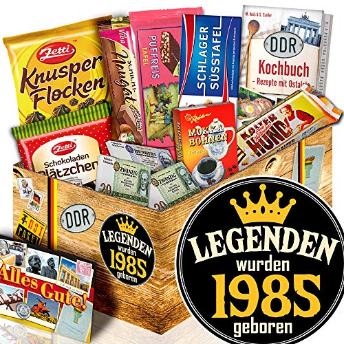 Legenden 1985 - Geschenkset 1985 - Präsentkorb Schokolade DDR von ostprodukte-versand