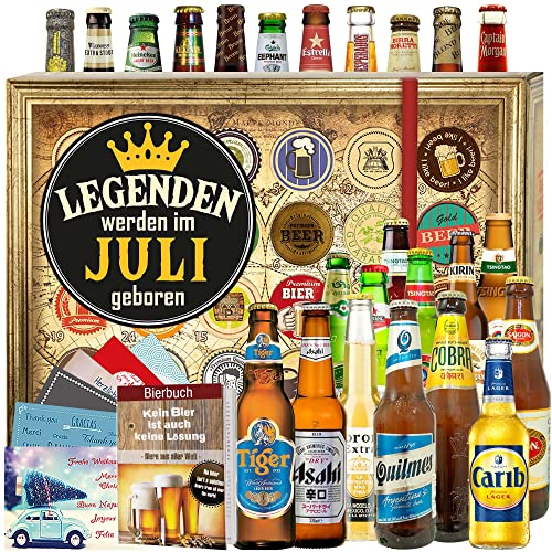 Legenden Juli - Biere der Welt 24x - Juli Geschenk - Weihnacht Kalender Bier 2024 2025 von ostprodukte-versand