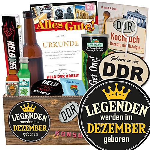 Legenden Dezember/DDR Box Männer/Geburtstagsgeschenke für Sie von ostprodukte-versand