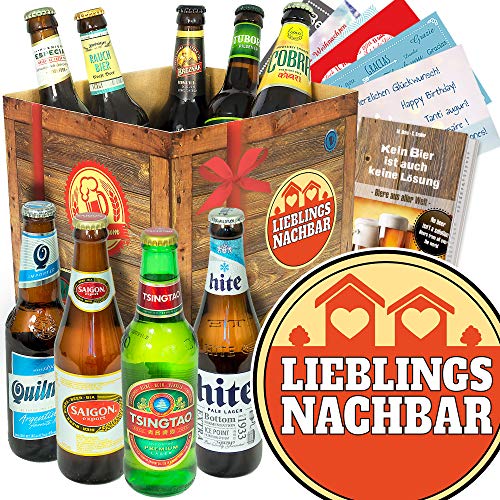 Lieblingsnachbar + Biere der Welt + Geschenk Nachbarn von ostprodukte-versand