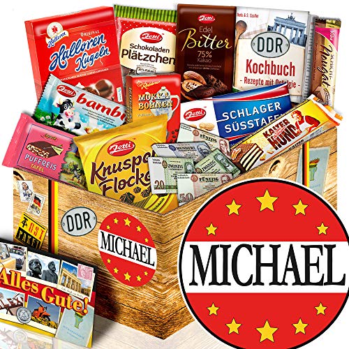 Michael + Geschenk Box Ost-Schokolade + Geschenk für Michael von ostprodukte-versand