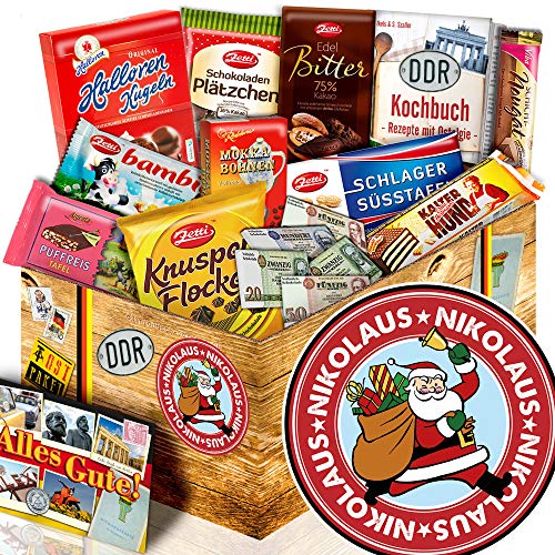 Nikolaus + DDR Geschenk Schoko + Nikolaus für Freundin von ostprodukte-versand