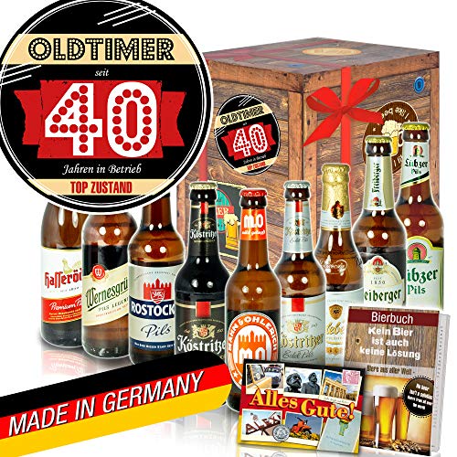 Oldtimer 40 ++ Original DDR Bier ++ Süßigkeitenset zum 40. von ostprodukte-versand