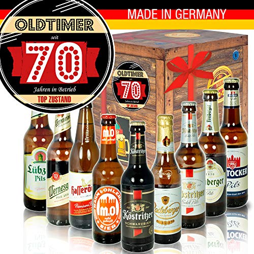 Oldtimer 70 - Bier DDR Geschenk Ideen - für Opa zum Geburtstag von ostprodukte-versand