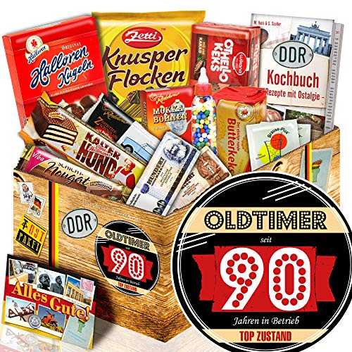 Oldtimer 90 - Süßigkeiten DDR - Geschenkidee zum 90. von ostprodukte-versand