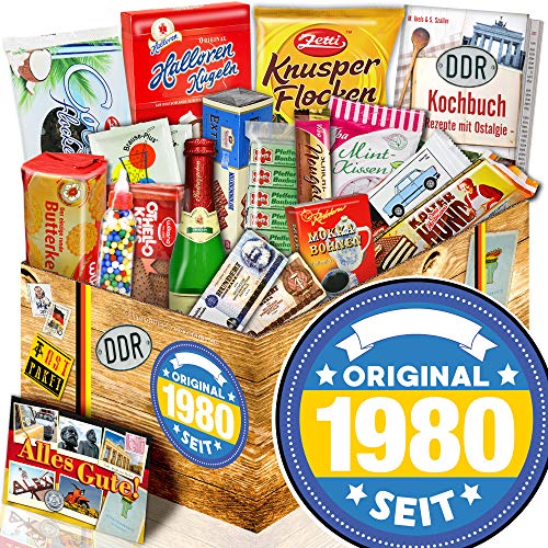 Original seit 1980 - Süße Ostbox - 1980 Geschenk Mann von ostprodukte-versand