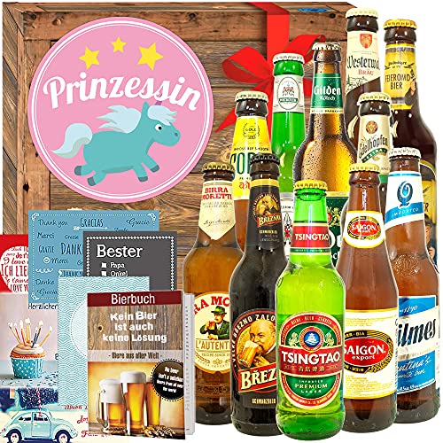 Prinzessin / 12x Biere der Welt & DE/Prinzessin Geschenk von ostprodukte-versand