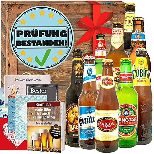 Prüfung bestanden/Abschlussprüfung Geschenk/Bier der Welt von ostprodukte-versand