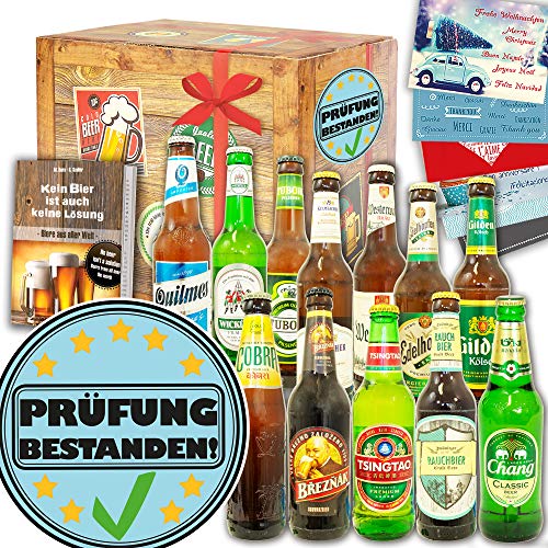 Prüfung bestanden ++ Bier Geschenk Welt und DE ++ Geschenk bestandenes Diplom von ostprodukte-versand