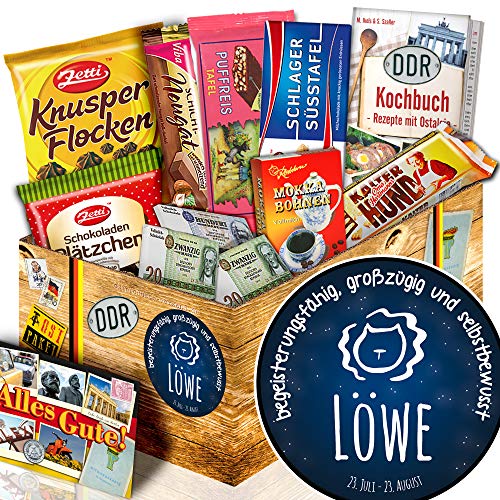 Sternzeichen Löwe ++ Ossi Paket Schokolade ++ Löwe Geschenk Set von ostprodukte-versand