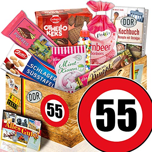 Suesses Geschenkset ++ Ostprodukte ++ Geburtstag 55 ++ Geschenk Idee Vater von ostprodukte-versand